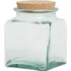 Gifi Bocal transparent 1,1 L verre et liège Online
