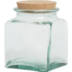 Gifi Bocal transparent 1,1 L verre et liège Online