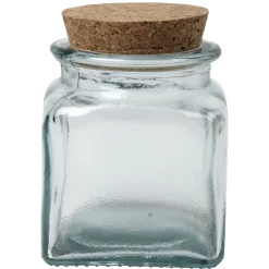 Gifi Bocal transparent 0,5 L verre et liège Outlet