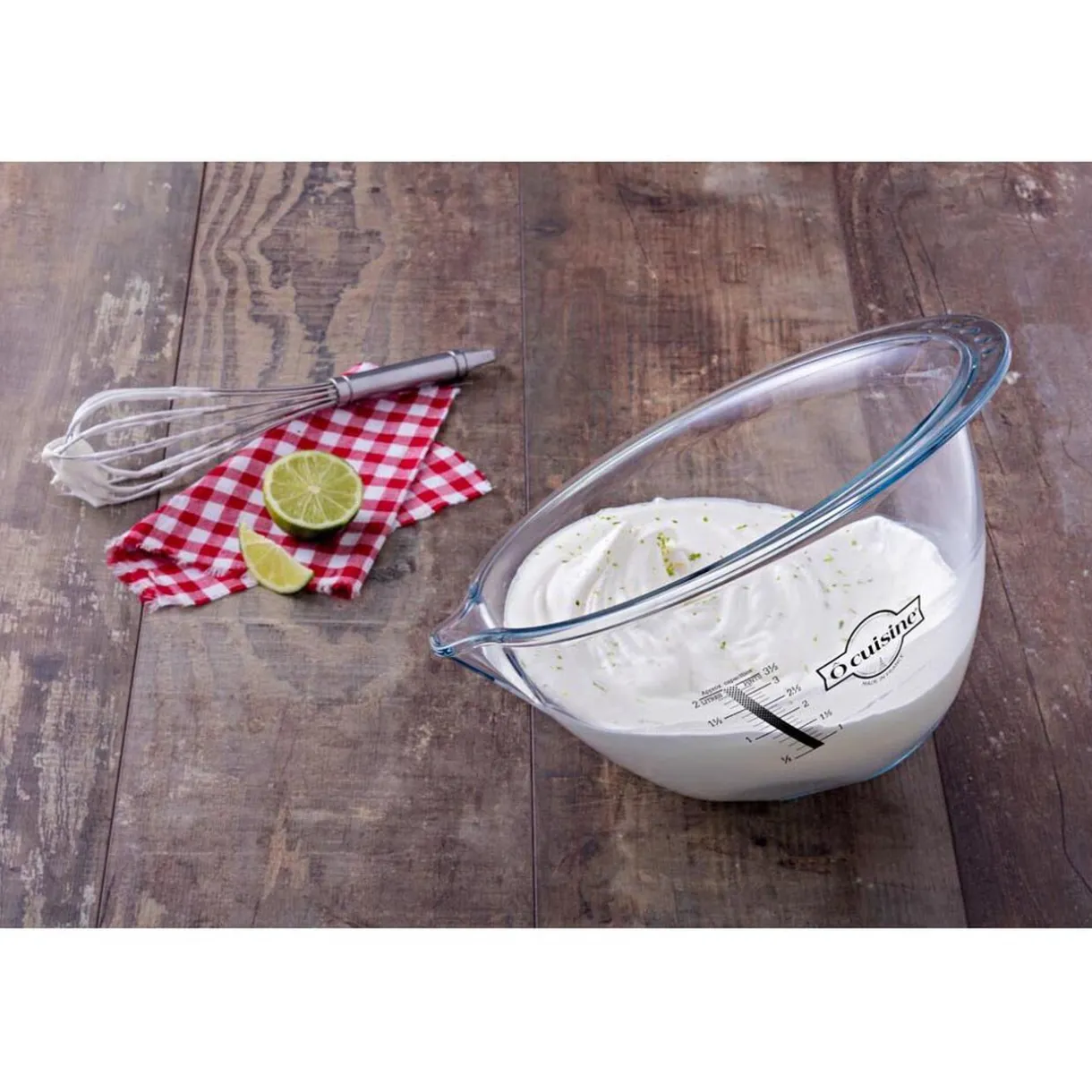 Gifi Bol à mixer gradué Ocuisine verre transparent Sale