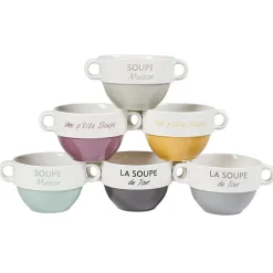 Gifi Bol à soupe avec anses