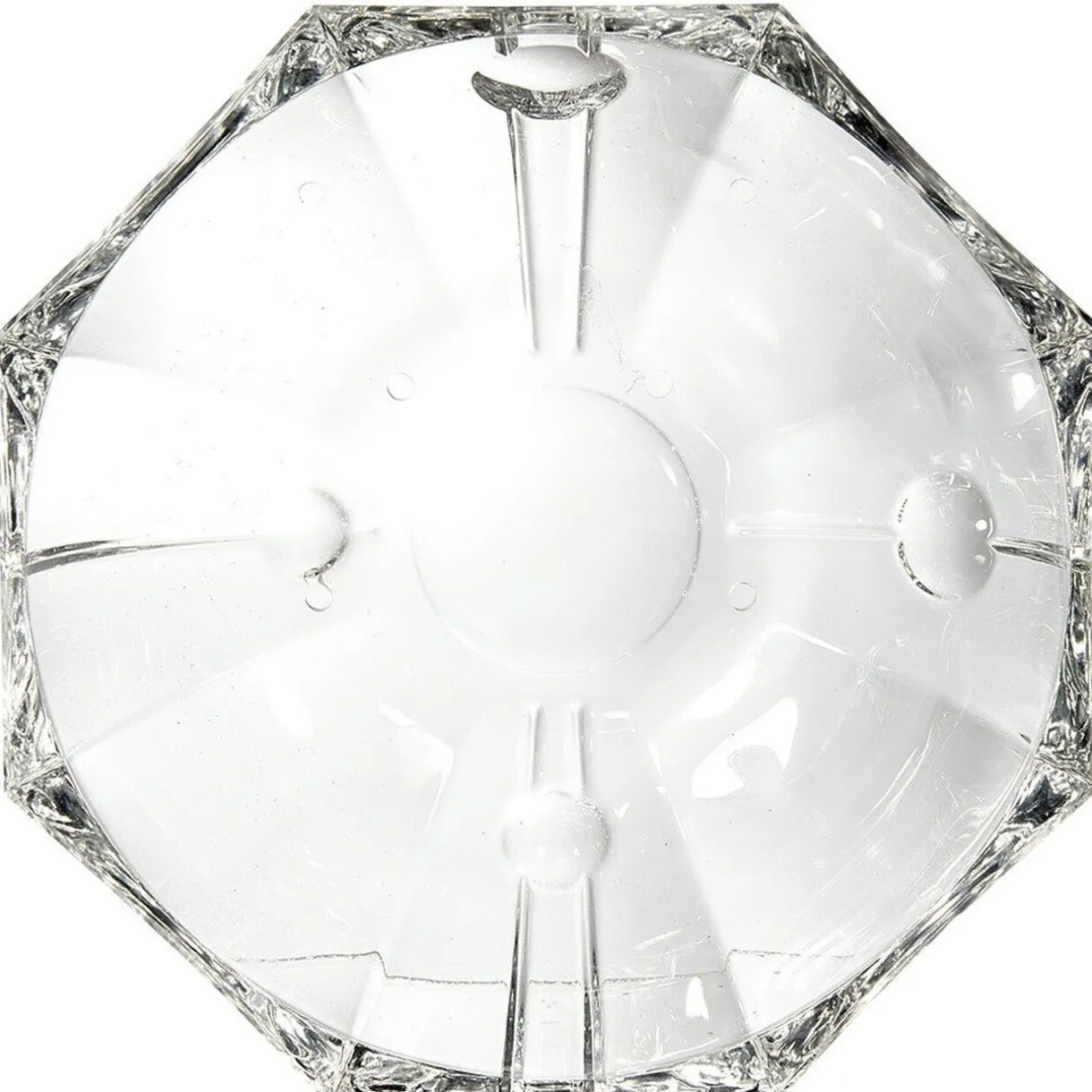 Gifi Bol Berlin octogonal en verre transparent ø 25 cm