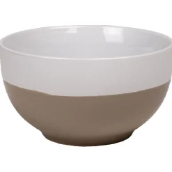 Gifi Bol bicolore blanc et taupe Outlet