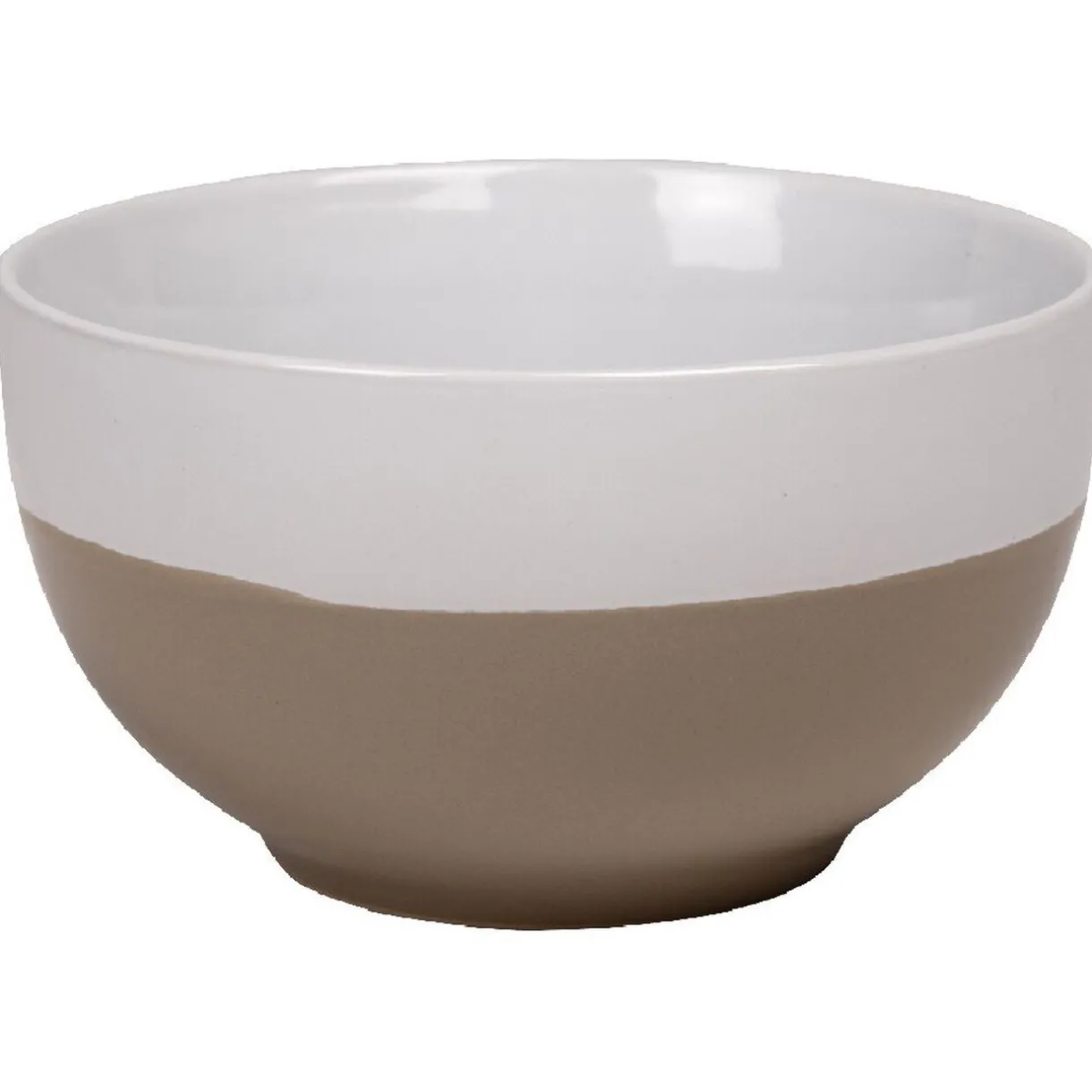 Gifi Bol bicolore blanc et taupe Outlet