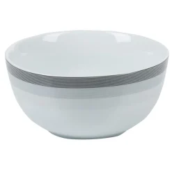 Gifi Bol blanc et gris Sérénité Rayures Clearance