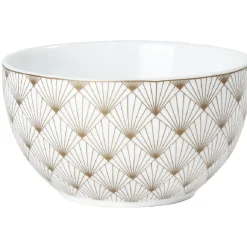 Gifi Bol blanc et rayons doré