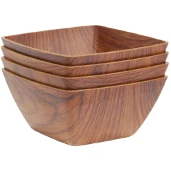 Gifi Bol carré 12x12cm marron Outlet
