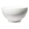 Gifi Bol Colombe en porcelaine striée blanc Ø15xH8cm Sale