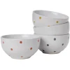 Gifi Bol en céramique déco pois coloré x4 New