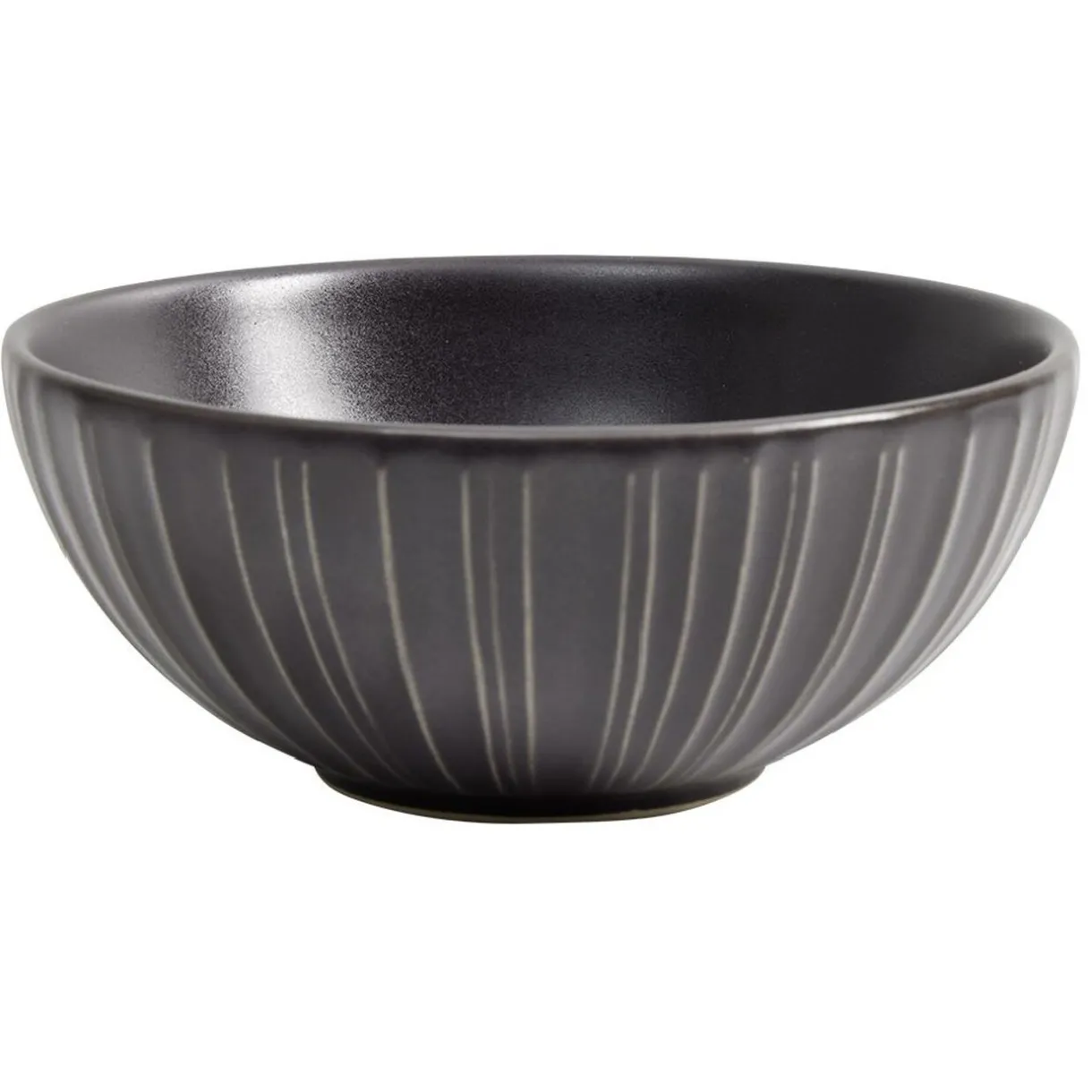 Gifi Bol en céramique noir Ø15xH.6,5cm
