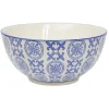 Gifi Bol en faïence motif carreau de ciment Ø11,5 cm