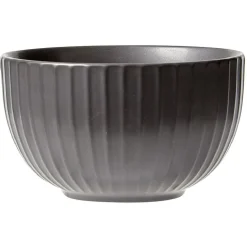 Gifi Bol en grès noir x4