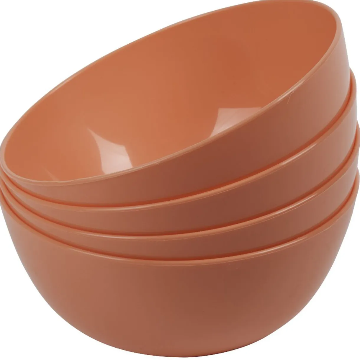 Gifi Bol en plastique couleur unie x 4