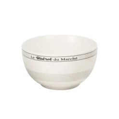 Gifi Bol en porcelaine design Bistrot du Marché