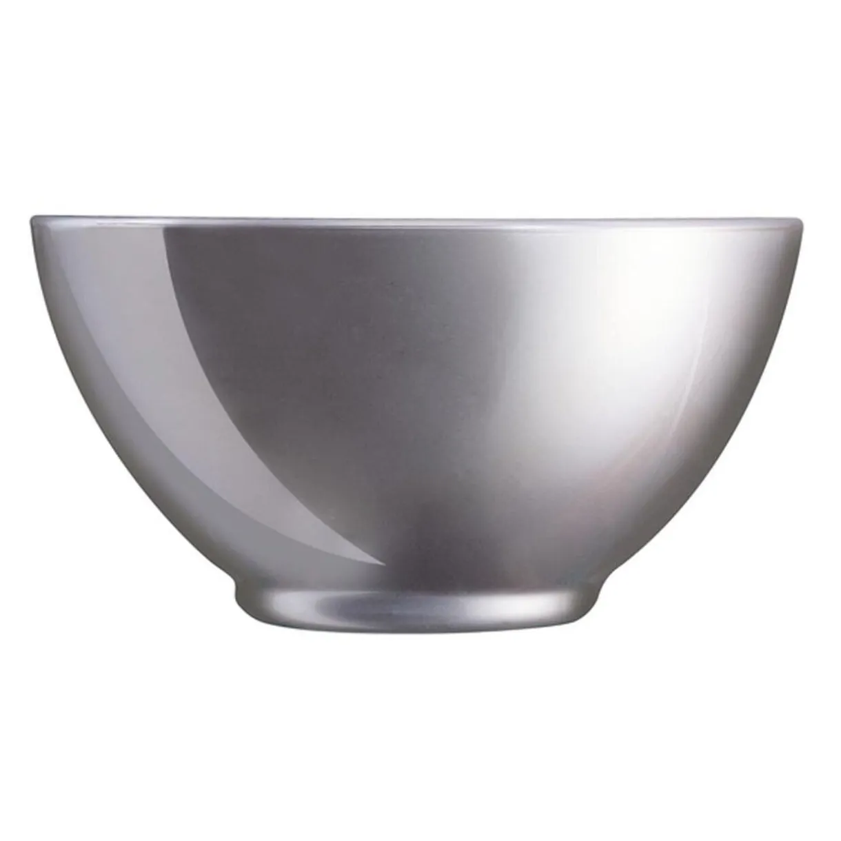 Gifi Bol en verre trempé Luminarc flashy argenté 50 cl