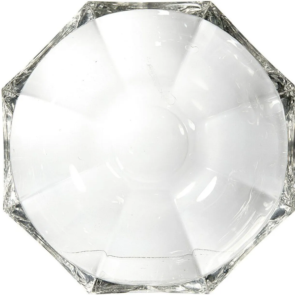 Gifi Bol Hambourg octogonal en verre transparent