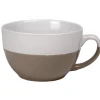 Gifi Bol jumbo bicolore blanc et taupe
