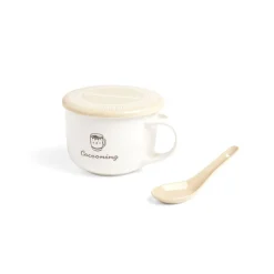 Gifi Bol jumbo 62cl avec cuillère et couvercle cocooning