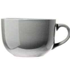 Gifi Bol jumbo Madrid en faïence gris foncé Ø13xH8,5cm 700ml Outlet