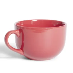 Gifi Bol jumbo Madrid faïence rouge 70cl