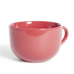 Gifi Bol jumbo Madrid faïence rouge 70cl