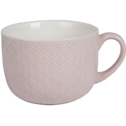 Gifi Bol jumbo motifs rose blanc New