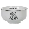 Gifi Bol petit déjeuner blanc message bakery bretzel noir Online