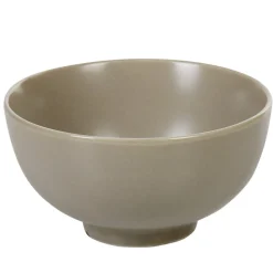 Gifi Bol petit déjeuner gris clair en porcelaine petit format