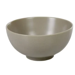 Gifi Bol petit déjeuner gris clair en porcelaine grand format Outlet