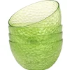 Gifi Bol plastique vert martelé x4 Sale