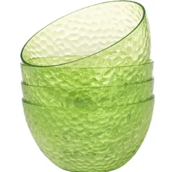 Gifi Bol plastique vert martelé x4 Sale