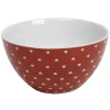 Gifi Bol rouge design coeurs blancs New