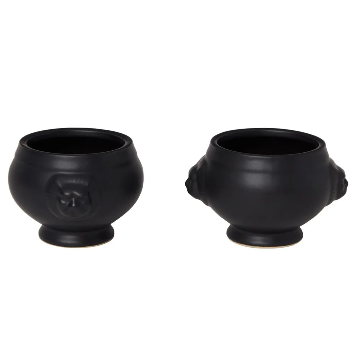 Gifi Bol tête de lion noir mat x6