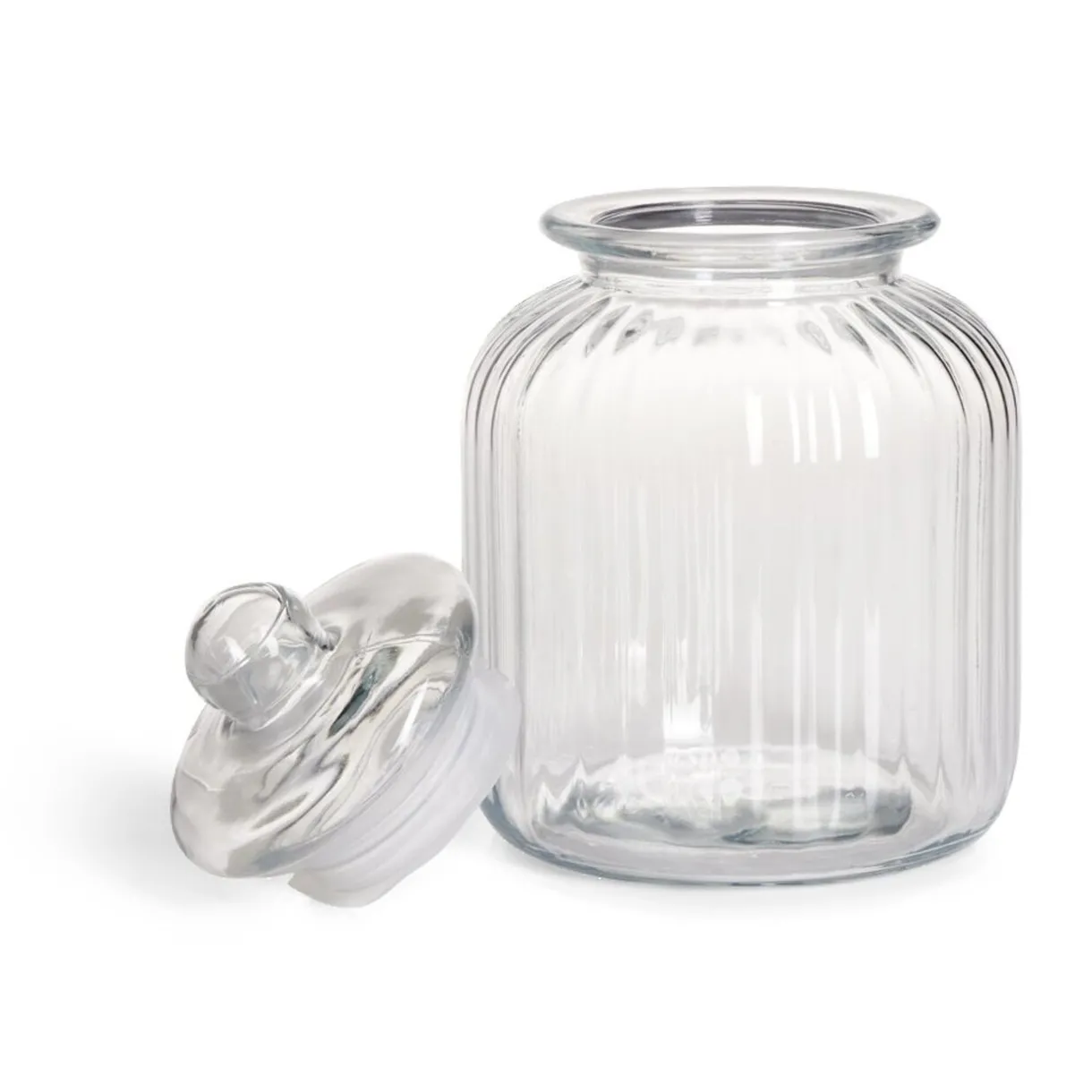 Gifi Bonbonnière en verre ø17,5xH27,5cm Hot