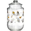 Gifi Bonbonnière 2L en verre motifs Halloween Ø13,5xH24,5cm Best