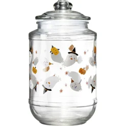 Gifi Bonbonnière 2L en verre motifs Halloween Ø13,5xH24,5cm Best