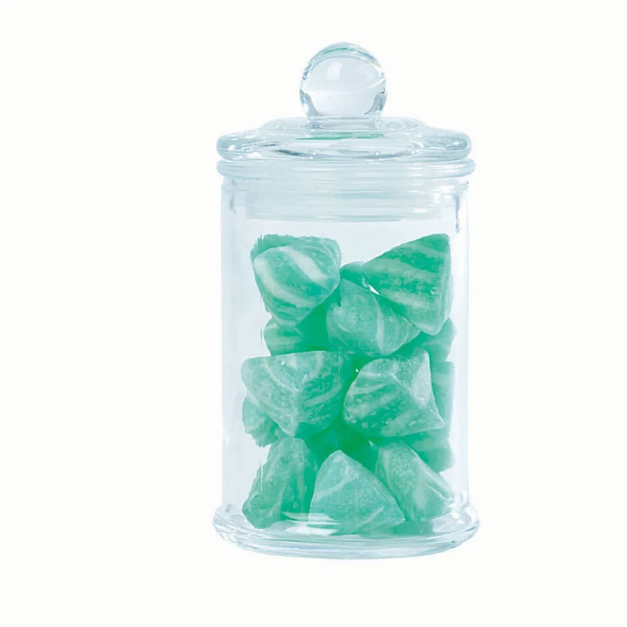 Gifi Bonbonnière transparente avec couvercle verre 15 cl x5