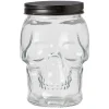 Gifi Bonbonnière transparente design Tête de mort Halloween 1,5L Outlet