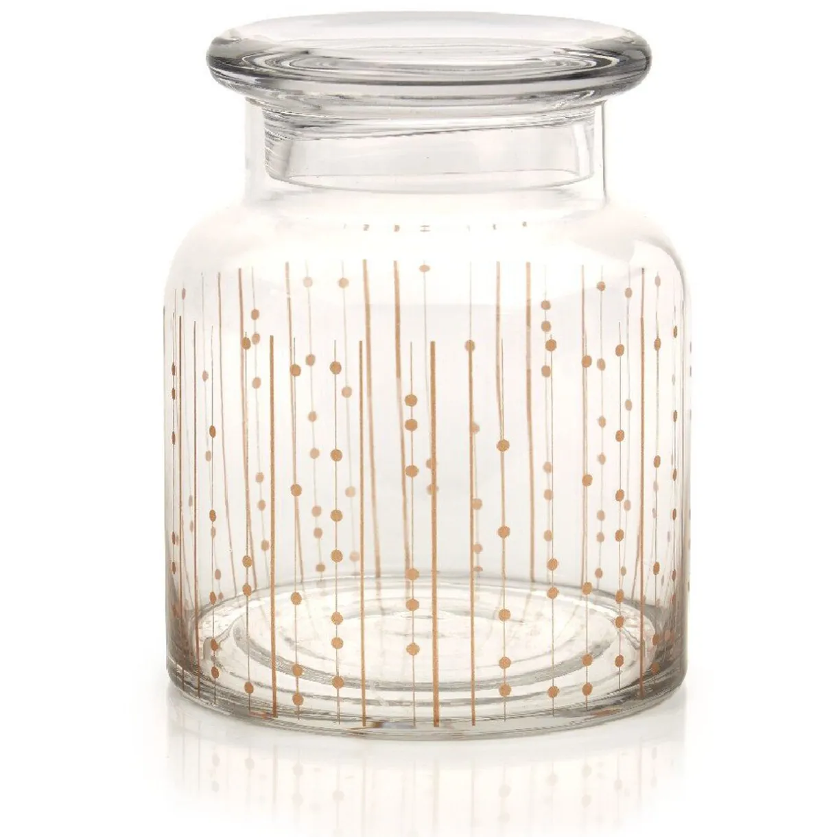 Gifi Bonbonnière transparente motifs cuivre Best