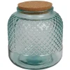 Gifi Bonbonnière verre motif cactus couvercle bois et cordelette Hot