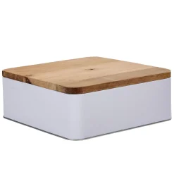 Gifi Boîte à biscuit rectangulaire blanc naturel Online