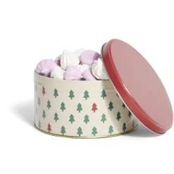 Gifi Boîte à biscuits de Noël ronde en métal rouge et vert x3 Outlet