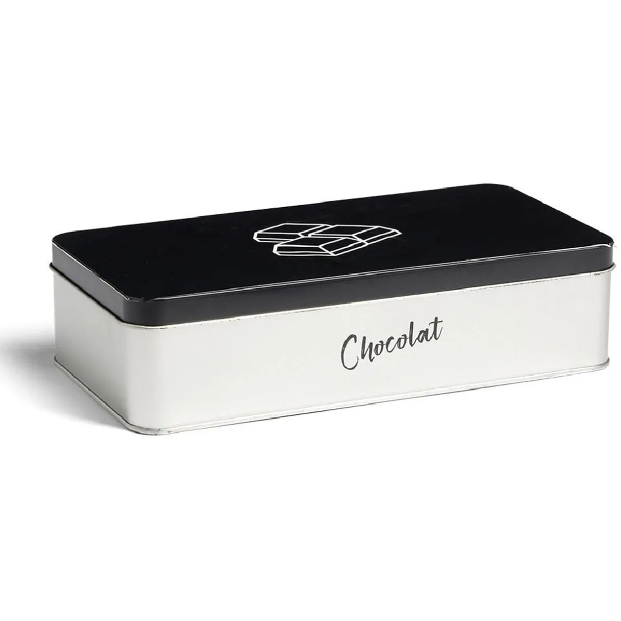 Gifi Boîte à chocolat en métal 19x12xH.5,3cm