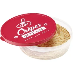 Gifi Boîte à crêpes ronde avec couvercle design rouge Clearance