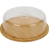 Gifi Boîte à fromage bambou et plastique Ø28,5xH9cm Discount