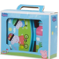Gifi Boîte à goûter et gourde Peppa Pig