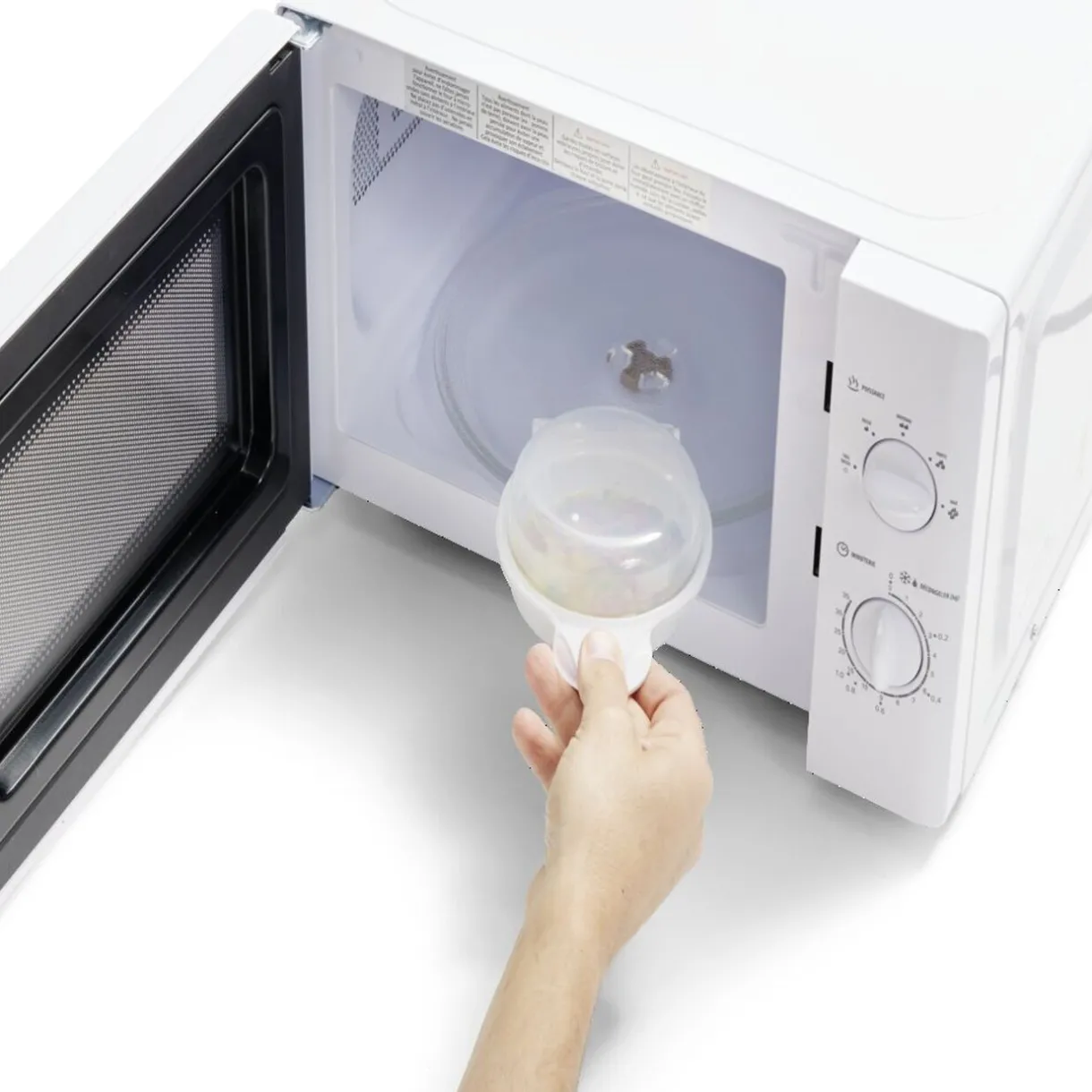 Gifi Boîte à oeuf pour cuisson micro-ondes 17,5x11,5cm Outlet