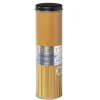 Gifi Boîte à spaghettis ronde en métal décorée jaune moutarde Hot