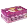 Gifi Boîte à sucre en métal design vintage luxe rose fuchsia New