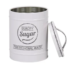 Gifi Boîte à sucre métal blanc cassé Online